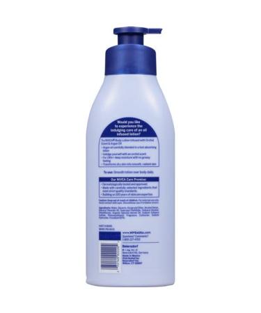 Nivea Oil Infused Orchid & Argan Oil Body Lotion 16.9 fl oz - Pack of 2 | Moisturizing Hydration - Buy Online on GoSupps.com