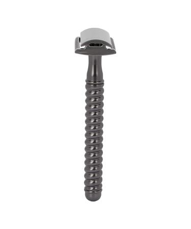 Double Edge Safety Razor - Manual Shaver for Men | Comfortable Zinc Alloy - Black | International Shipping Available - Buy Online on GoSupps.com