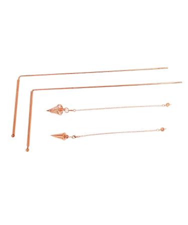 Brass Dowsing Rod Professional Dowsing Rods Dowsing Rods Copper Rods for Geobiology Radiesthesia Pack