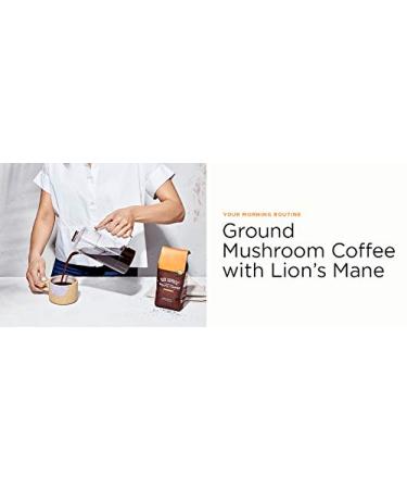 Four Sigmatic Mushroom Coffee - Organic, Fair Trade with Lion's Mane & Chaga | Focus & Immune Support â€“ 12 Oz - Buy Online on GoSupps.com
