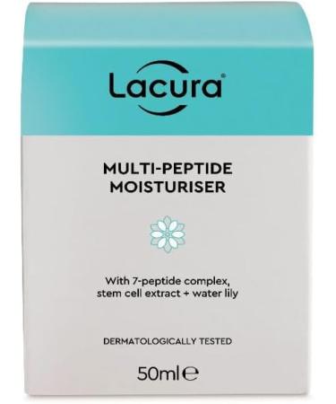 Lacura - Multi-Peptide Moisturiser | With 7-Peptide Complex + Stem Cell Extract + Water Lily | 50mL - Buy Online on GoSupps.com