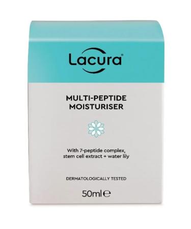Lacura - Multi-Peptide Moisturiser | With 7-Peptide Complex + Stem Cell Extract + Water Lily | 50mL