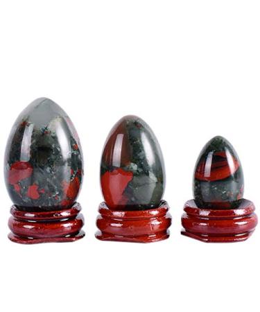Qutsvosh Yoni Egg Natural Stone Massage Egg Wooden Base Bloodstone Exercise Pelvic Floor Muscle Vaginal-4