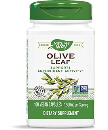 Nature's Way Premium Herbal Olive Leaf, 1,500 mg per serving, 100 Capsules (Packaging May Vary) - Buy Online on GoSupps.com