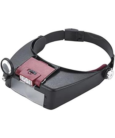 Magnifying Helmet Type LED Light Wearing Magnifier 1.5X 3X 6.5X 8X Magnifying Acrylic Lens Magnifier for Repair/Research/Solder/Reading Made in China - Buy Online on GoSupps.com
