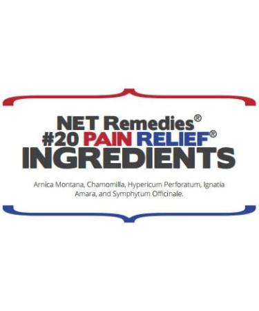 NET Remedies 20 Pain Relief - Natural Relief for Aches and Pains - 59ml - Buy Online on GoSupps.com