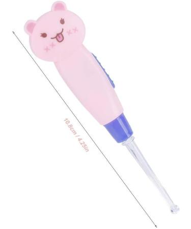 Fdit Cute Cartoon LED Flashlight Earpick - Pink Cat Earwax Remover & Cleaner Tool - Buy Online on GoSupps.com