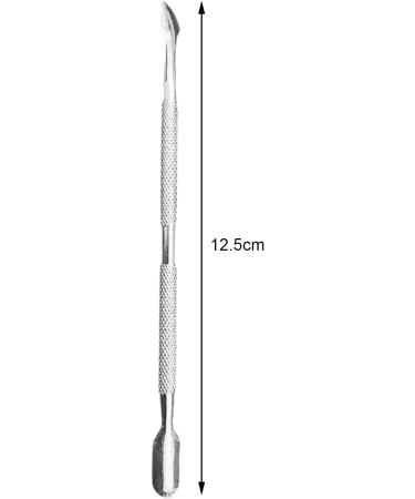 Nail Art for Women Cuticle Pusher Double Head Remove Dead Skin Stainless Steel Nail Polish Remover Tool for Manicure Nail Polish Removal for Manicure - Buy Online on GoSupps.com