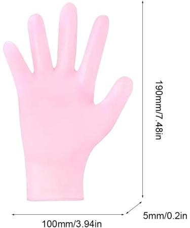 Kexpery 4 Pairs Hands Peeling Gloves Anti-Slip Silicone Hands Protective Gloves Preventing Dryness Dead Skin Remove Gloves for Dry Hands (Pink) - Buy Online on GoSupps.com