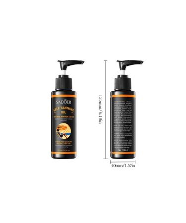 Moisturizing Tanning Oil - Hydrating Tan Enhancer Quick Drying Body Oil for a Natural Copper Glow | 3.52 oz/100 mL - Buy Online on GoSupps.com