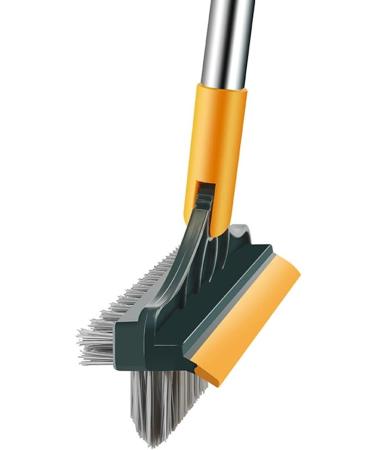 korvre 1Set Wash The Floor Brush Tile Handle Wall Wash Toilet Cleaning 97 X 5 X 21cm Green - Buy Online on GoSupps.com