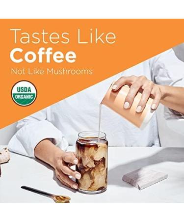 Four Sigma Foods Four Sigmatic Mushroom Coffee Mix Think With Lion's Mane & Chaga 10 Servings X 2.5g Lion's Mane & Chaga 10 Count & Four Sigmatic Adaptogen Coffee Mix with ashwagandha - 10 Packets Coffee + Adaptogen Coffee Mix Lion's Mane & Chaga 2.5 g (P - Buy Online on GoSupps.com
