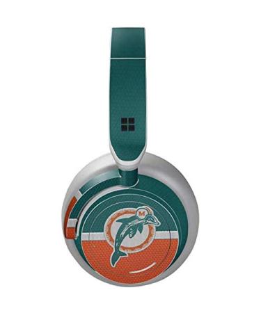 Skinit Decal Audio Skin Compatible with Surface Headphones - Officially Licensed NFL Miami Dolphins Vintage Design