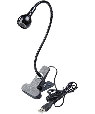 KLAZZ USB UV LED Black Light Lamp for UV Gel Nails - Clamp Fixtures, Portable & Plug & Play - Ideal for Apres Gel x Nail Tips & Fluorescent Paint - Satin Detection - Buy Online on GoSupps.com