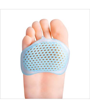 Medium-footed upholstery 4 pairs of toe separators gel medium-footed cushions toe separators forefoot pads toe spacers breathable and soft gel preferably for diabetic feet blowing forefoot