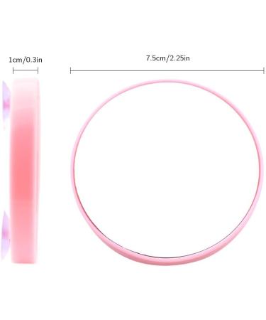 Dolovemk 10x Magnifying HD Makeup Mirror with Suction Cups | Blackhead/Blemish Removal, Travel & Locker Mirror | Pink, 3 Inch - Buy Online on GoSupps.com