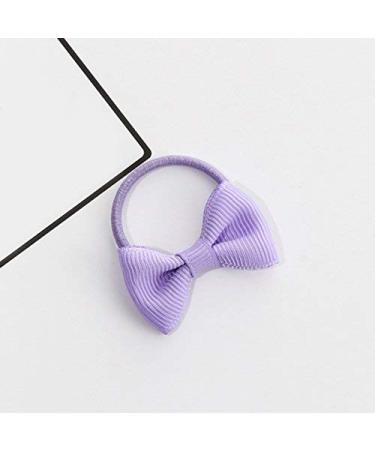 FRCOLOR 14Pcs Hair Bows Ties for Girls - Elastic Baby & Toddler Hair Tie Bands | Colorful Fabric Holders for Kids - Buy Online on GoSupps.com