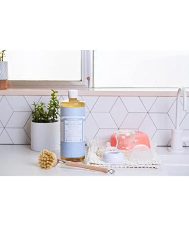 Dr Bronner's Baby Mild All-One Magic Soap 945ml - Organic & Vegan for Face, Hair, Babies, Laundry, Dishes - Fair Trade Certified - Buy Online on GoSupps.com