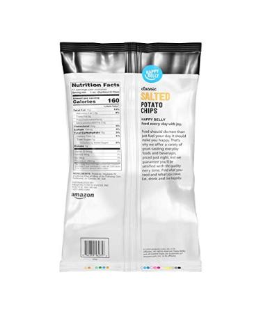 Happy Belly Classic Salted Potato Chips - 11 Ounce Bag - Buy Online on GoSupps.com