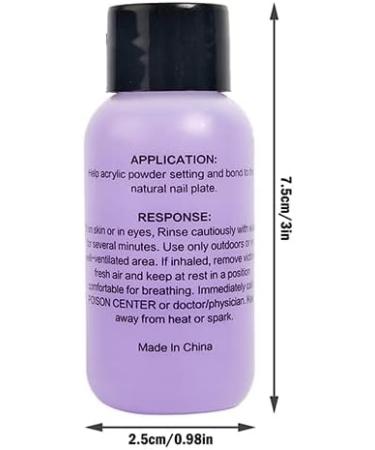 40ml Manicure Crystal Powder Carving Fluid Nail Crystal Liquid Women Girls Nail Decor Acrylic Nail Liquid Monomer Non Yellowing - Buy Online on GoSupps.com