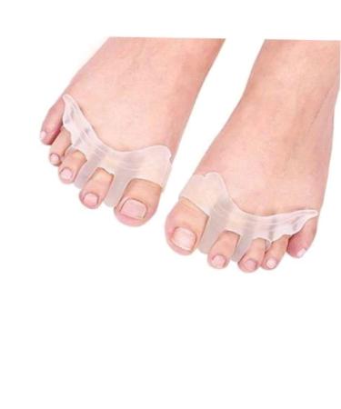 Relieve Foot Pain with Gel Toe Separators Bunion Corrector and Toe Alignment Socks - Easy-to-Wear Toe Stretchers and Straighteners for Men and Women