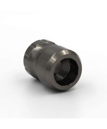 Ambition 32mm Cartridge Tattoo Grips - Adjustable Twist Handle Tubes, CNC Carved Aircraft Aluminum - 5 Piece Set in Grey for Professionals and Beginners - Buy Online on GoSupps.com
