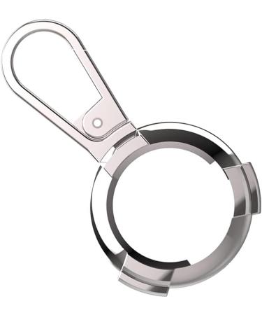 Metal Car Key Holder Case with Bright Silver Lanyard Keychain - Anti-Loss & Scratch Resistant - Buy Online on GoSupps.com