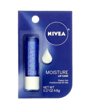 NIVEA A Kiss of Moisture Essential Lip Care 0.17 oz - Pack of 5 | Hydrating Lip Balm Set - Buy Online on GoSupps.com