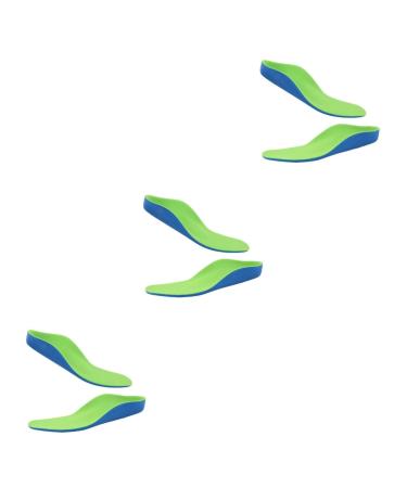 Mobestech 3 Pairs Kids Correct Insoles Insoles Shoe Cushions Kids Arch Supports Orthotics Inserts Soles Feet Pads Kids Inserts Child Arch of Foot Floor Mat