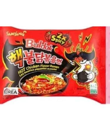 Samyang Korean Assorted Top Spicy Ramen Noodle Challenge (Pack of 5)- 1 of each 5 different flavour - Buy Online on GoSupps.com