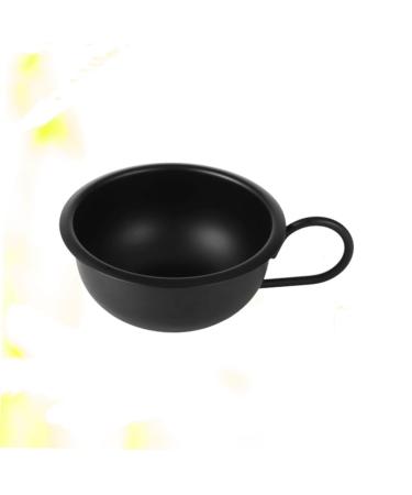 Beavorty Men's Shaving Set - Razor Mixing Bowl & Cream Cup - Travel-Friendly Black Cosmetic Shell - 9.2cm - Buy Online on GoSupps.com