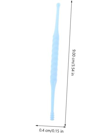 Gogogmee 12Pcs Plastic Ear Wax Picker Double-Ended Scoop Cleaner Tool Smooth Safe Earwax Removal Remover for Personal Hygiene Easy to Carry Random Color - Buy Online on GoSupps.com