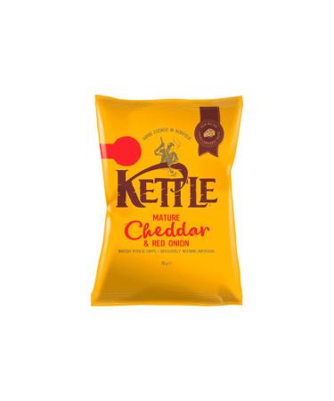 Kettle Crisps 12x80g (Mature Cheddar & Red Onion)
