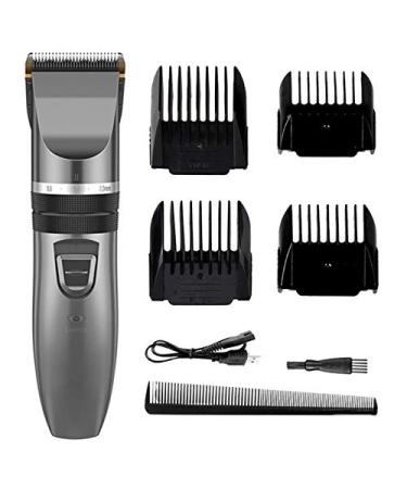 Electric Hair Trimmer Men Clipper Adult Rechargeable Ceramic Cutting Hair Cutter Length Adjusted(E)