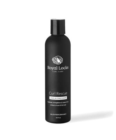 Royal Locks-Curl Rescue Leave-In Conditioner | Curly Hair Therapy  Damage Repairing  Keravis Ultra Conditioning Formula  For Curly & Coily Hair. New & Improved Formula (8 fl oz) 8 Fl Oz (Pack of 1)