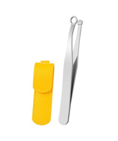 NOLITOY 1 Set Nose Hair Clip Nose Trimmer Nose Hair Removal Painless Nose Hair Trimmer Sideburns Brow Nose Hair Trimming Ring Tool Stainless Steel Nose Hair Round Head