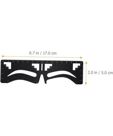 Healeved Eyebrow Design Eyebrow Card Metal Eyebrow Ruler Eyebrow Ruler Tool Eyebrow Ruler Eyebrow Measuring Tool Eyebrow Positioning Tool Eyebrow Positioning Ruler Eyebrow Shaper - Buy Online on GoSupps.com