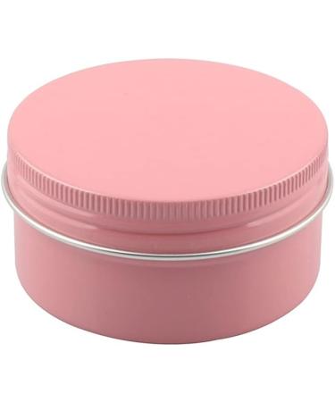 Zeoabsy 10-Pack Pink Aluminum Screw Top Cans 50ml Cream Boxes for Cosmetics Candles & Ointments with 5 Spoons & 1 Label - Buy Online on GoSupps.com