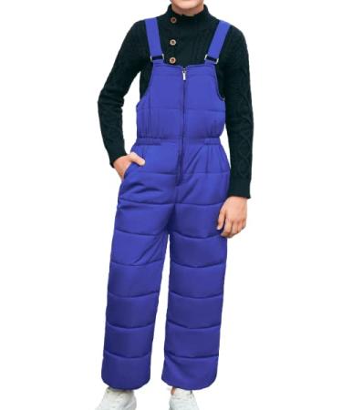 Inorin Kids Boys Girls Snow Bibs Ski Pants Winter Warm Waterproof Snowsuit Overalls Standard 5-6 Years Navy