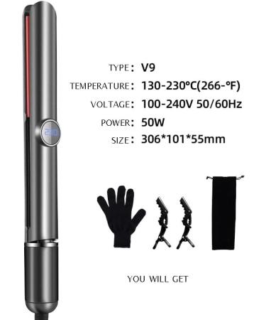 Professional 2 in 1 Hair Straightener & Curler | Hair Straightener Brush Gift | International Shipping Available - Buy Online on GoSupps.com