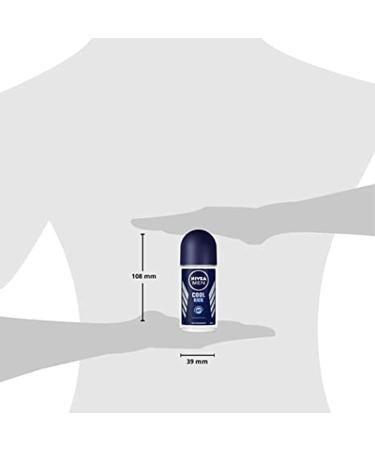 Nivea Men Coolkick 6 Deodorant Roll On - Men Series | Long-lasting Freshness - Buy Online on GoSupps.com