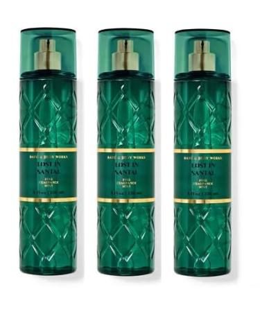 LOST IN SANTAL Fine Fragrance Mist by BBW - Pack of 3