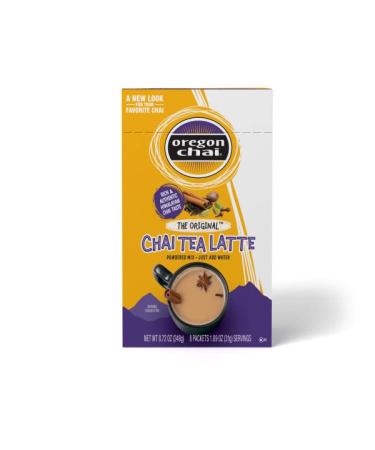 Oregon Chai Original Chai Tea Latte Single Serve Powdered Mix 8 Count - Pack of 6 - Buy Online on GoSupps.com