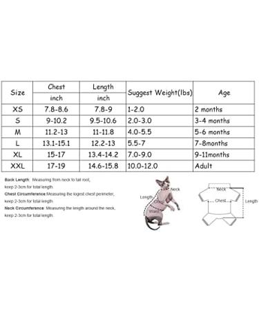 Hairless Cat Clothes Four-Legged Velvet Warm Soft Autumn and Winter Cat Apparel for Sphynx Cat Devon Rex Cat Cornish (X-Large) XL - Buy Online on GoSupps.com