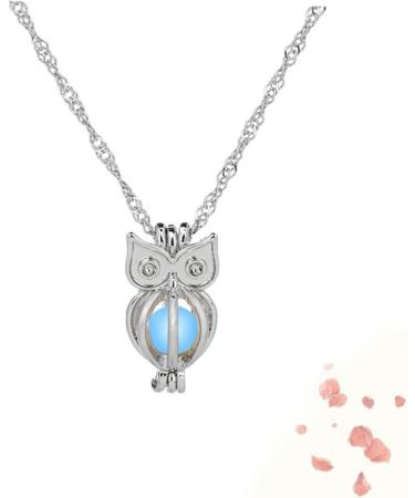 FOYTOKI Necklaces Owl Head Pendant Hollow Pendant Owl Necklace Jewelry Accessories Multicolor - Buy Online on GoSupps.com