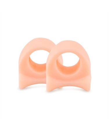 Toe Straightener 2Pcs Silicone Toes Separator Bone Ectropion Adjuster Toes Outer Appliance Big Hallux Valgus Corrector Foot Care Tools Bunion Corrector Relief Sleeve (Color : Brown S Size : Talla Talla nica Brown S