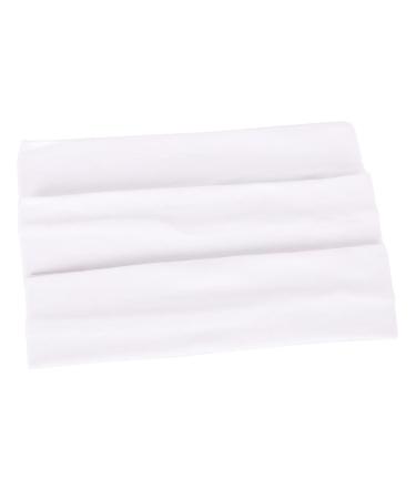MapofBeauty 3 Pack Yoga Headbands - Stretchy Cotton Hair Wrap for Sport Running & Gym - White - Buy Online on GoSupps.com