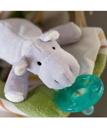 WubbaNub Hippo Infant Pacifier - Soothing and Adorable Pacifier for Babies - Buy Online on GoSupps.com