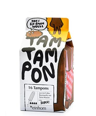 Unicorn organic tampons great 16 pcs