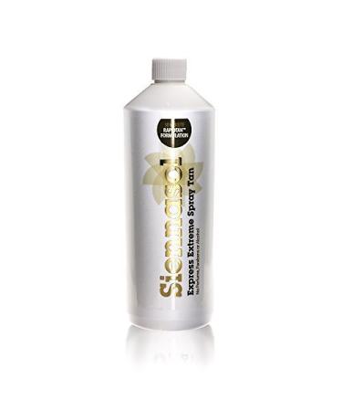 Siennasol Rapidtan 20% DHA/Erythrulose Perfume Parabens & Alcohol Free Premium Spray Tan Solution | 1 Hour Tan | 1 ltr / 33.8 fl oz.
